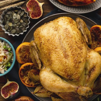 vue-rapprochee-de-la-delicieuse-dinde-de-thanksgiving